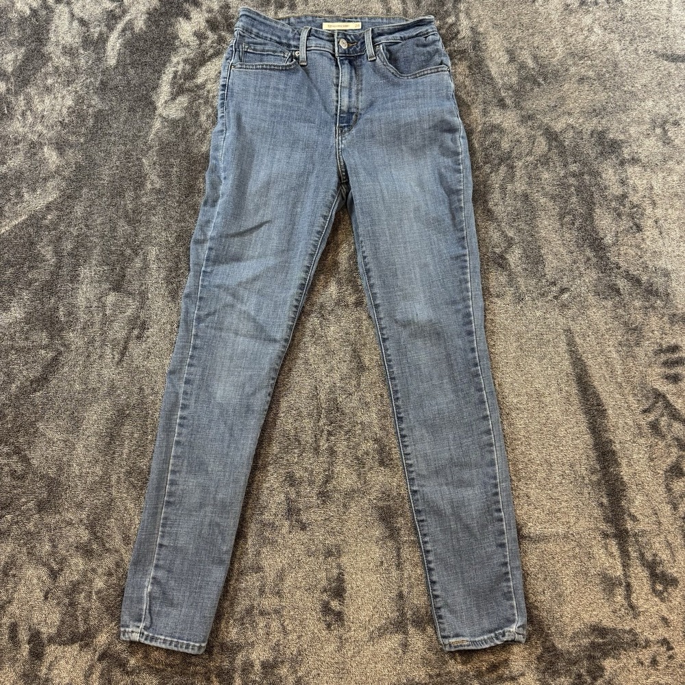 LEVI'S Womens 721 High Rise Skinny Jeans Size 28 Blue